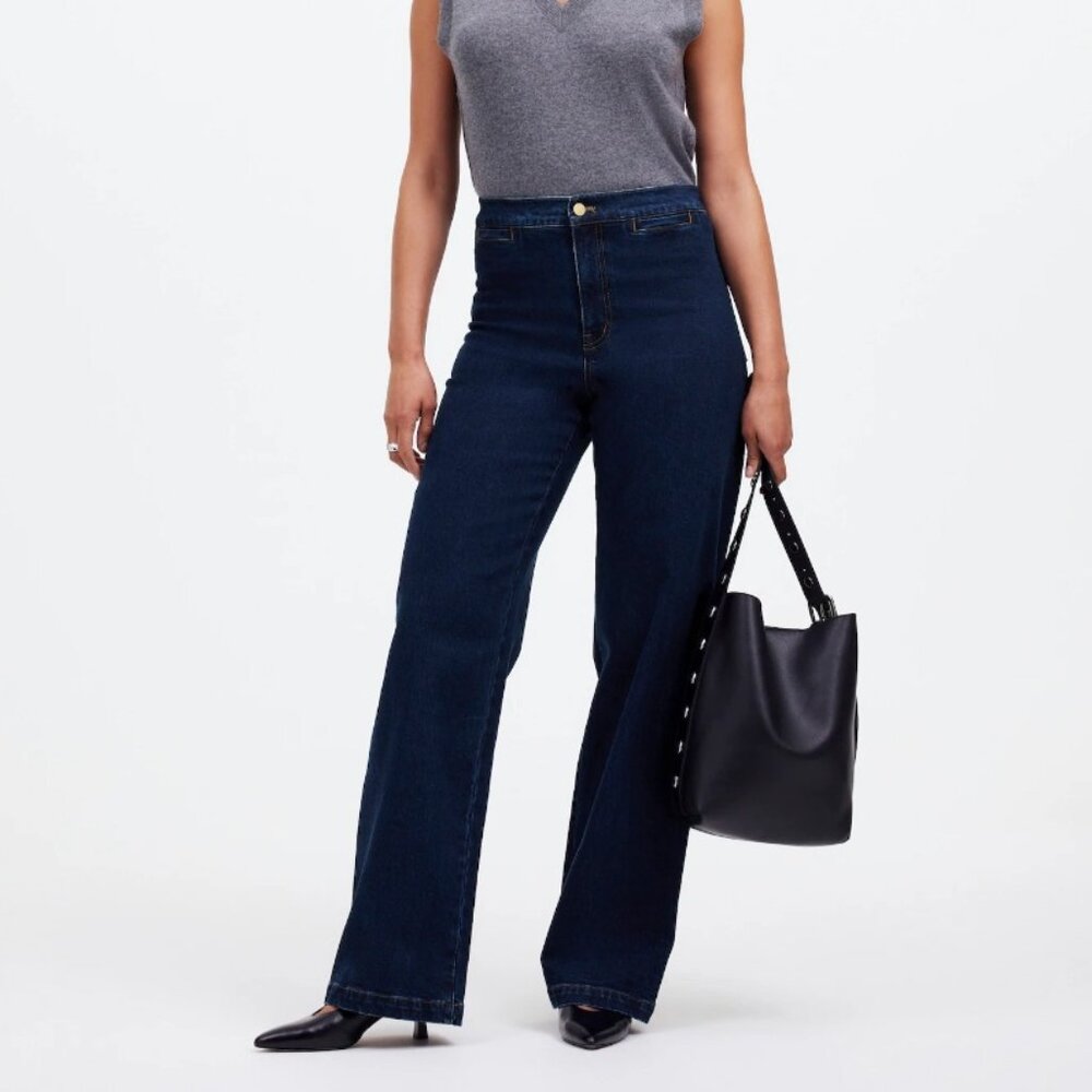 Madewell - Tall Curvy Emmett Wide-Leg Jean  27T *NEW*